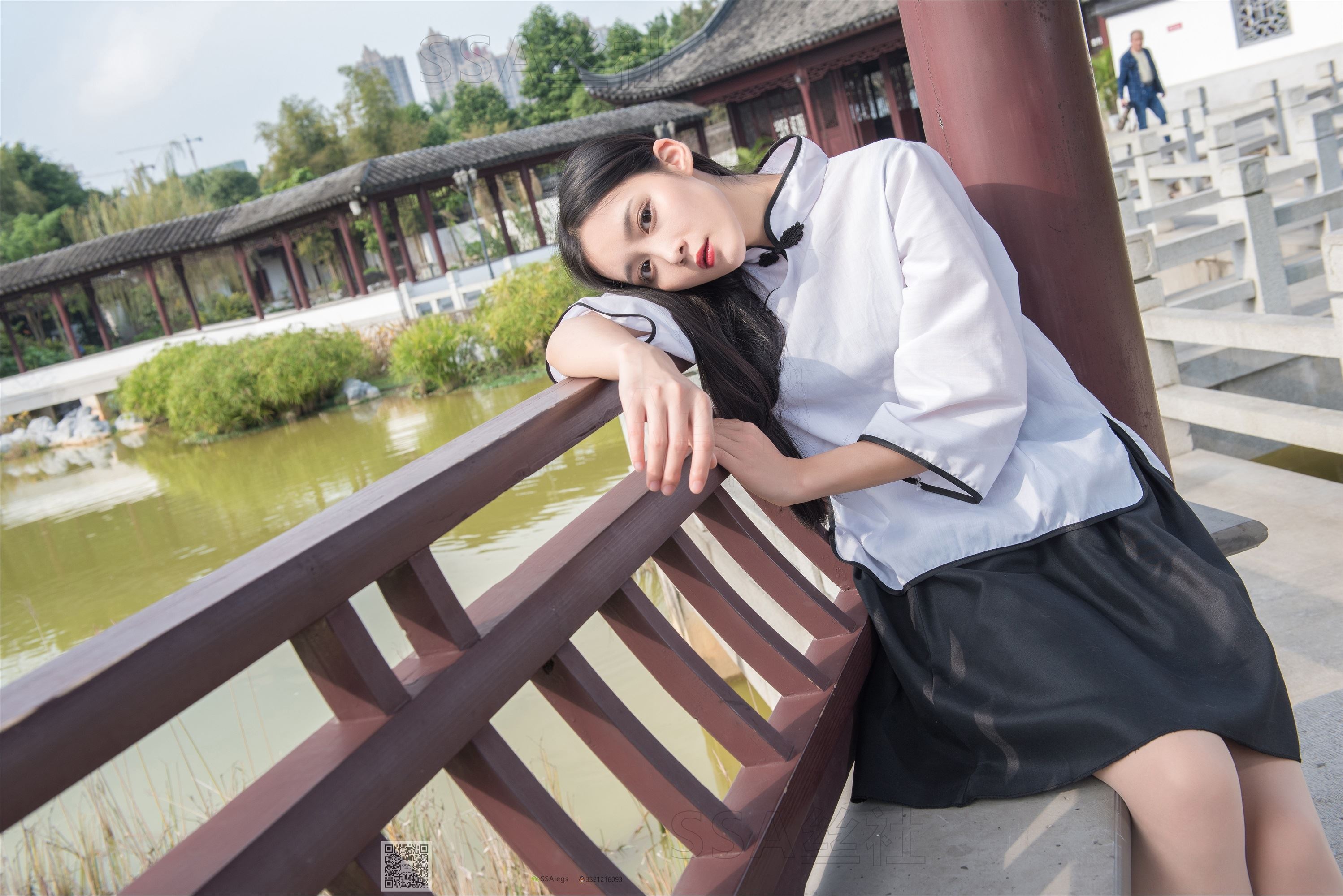 SSA丝社 超清写真 NO.068 君君 民国学妹肉丝白袜